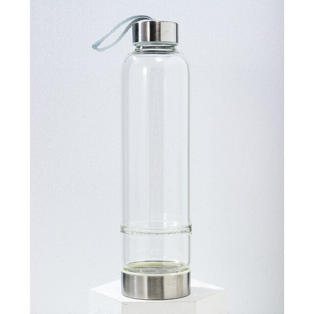 Crystal Glass Water Bottle