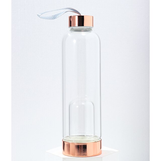 Crystal Glass Water Bottle