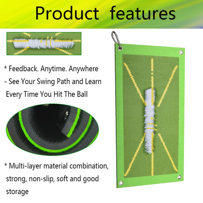 Golf Training Mat for Swing Detection