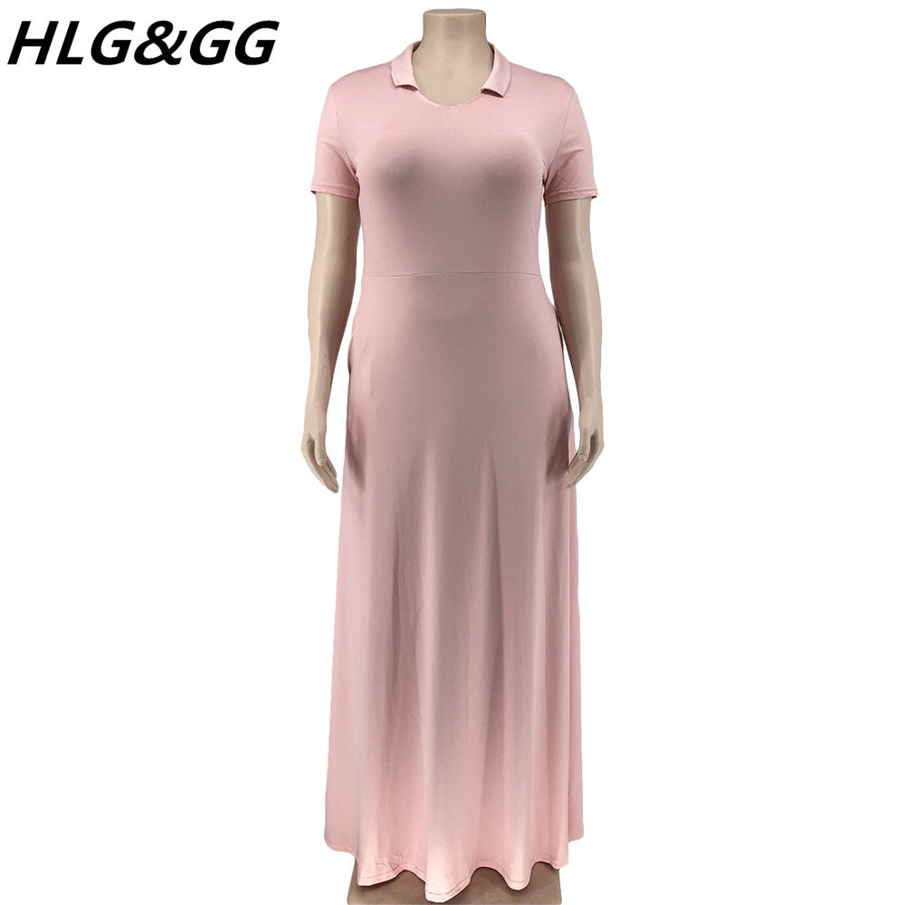 A-Line Long Plus Size Dress